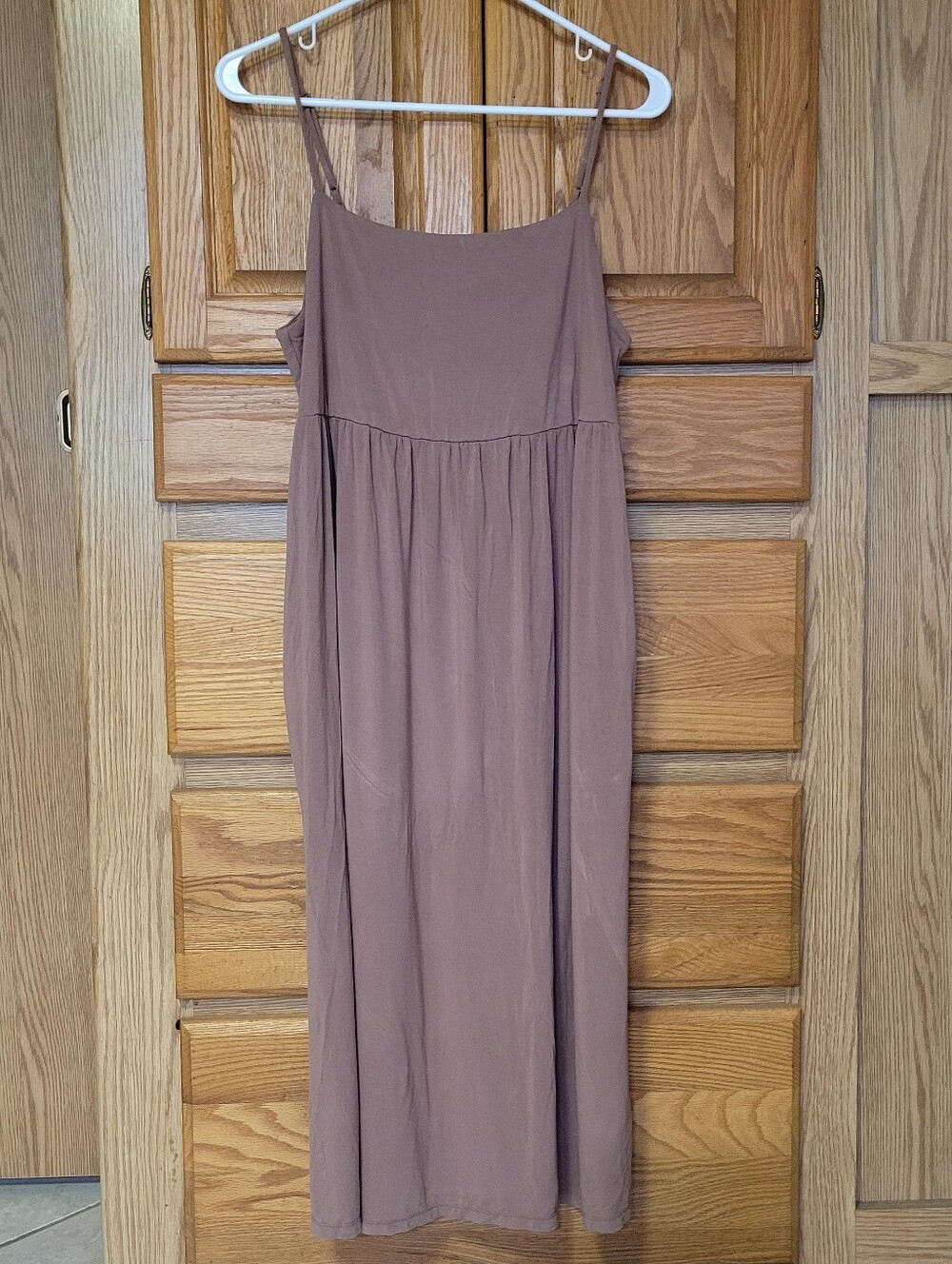 Old Navy Fit&Flare Midi Dress With Pockets, Size LP